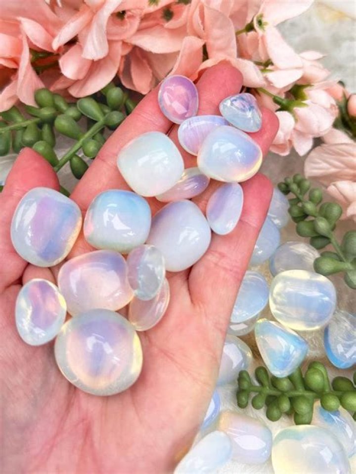 Tumbled Opalite Peach and Pixie Etsy