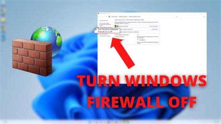 turn off firewall