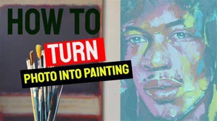 turn photo into paintings