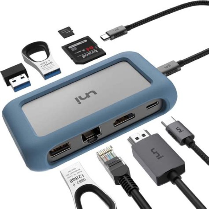 Uni USB C hub 8 in 1 Uni USB C hub 8 in 1