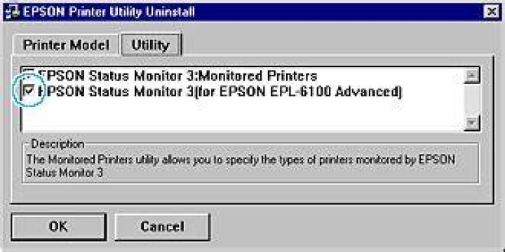 Uninstalling Printer