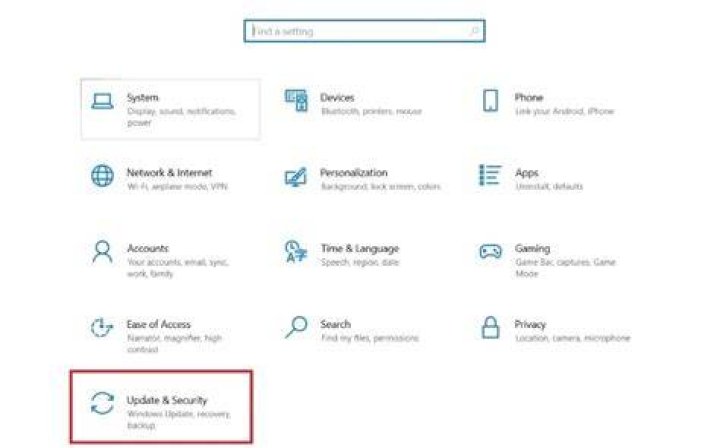 Update and security option in Windows settings - DHCP server keeps stopping