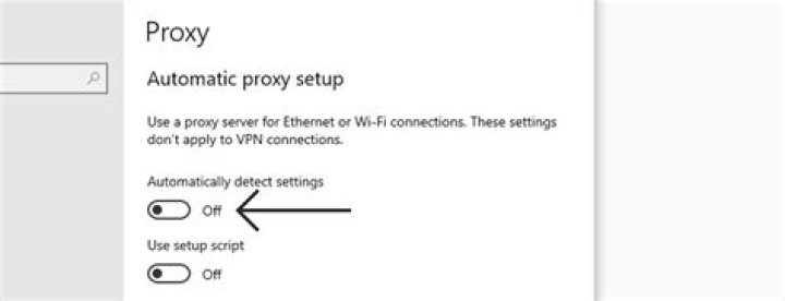 Use a proxy server off