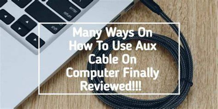 Use aux cable
