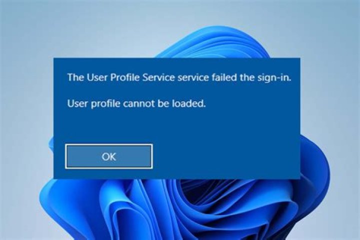 user profiles window user profiles user profile service failed logon