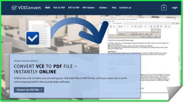 VCE to PDF converter tools for Windows 10