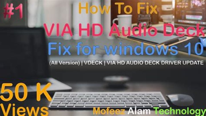 VIA HD Audio deck not opening