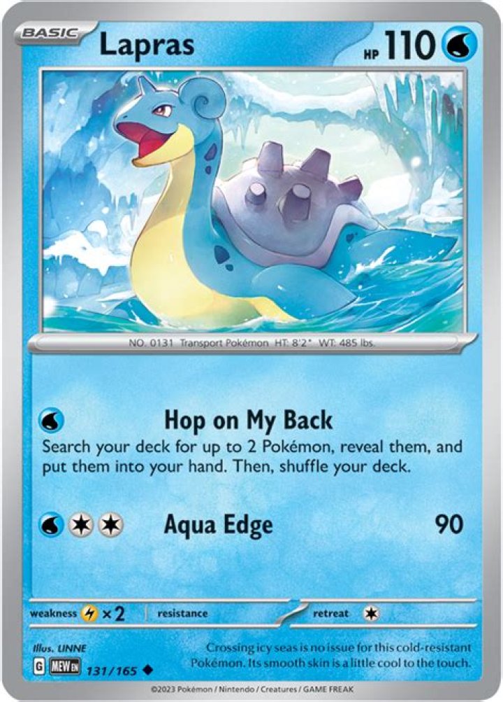 VS Lapras - Bulbapedia, the community-driven Pokémon encyclopedia