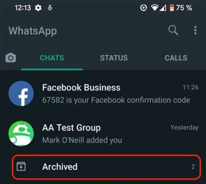 whatsapp android archived section whatsapp android archived section