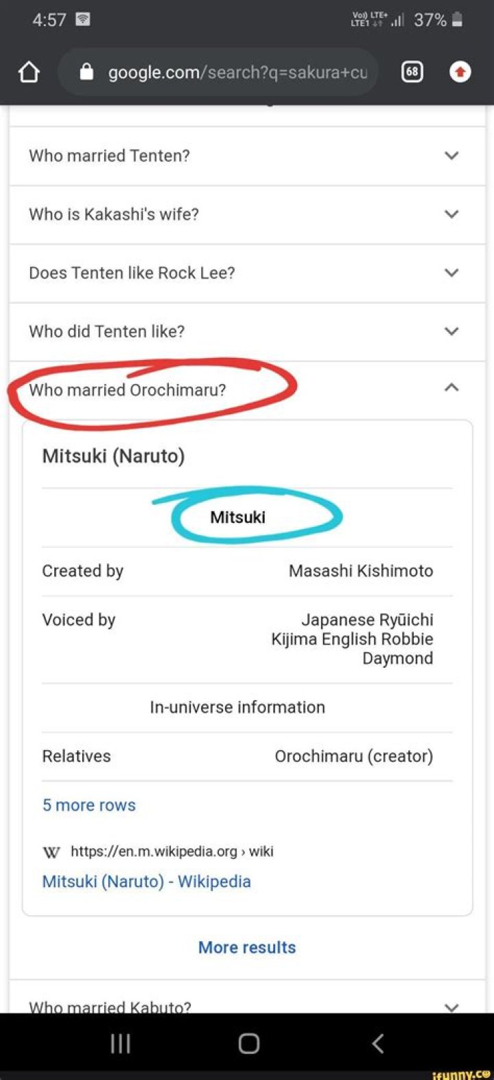 Who Married Tenten