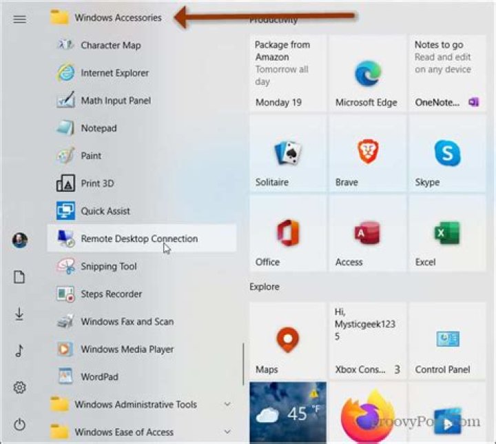 windows 10 accessories