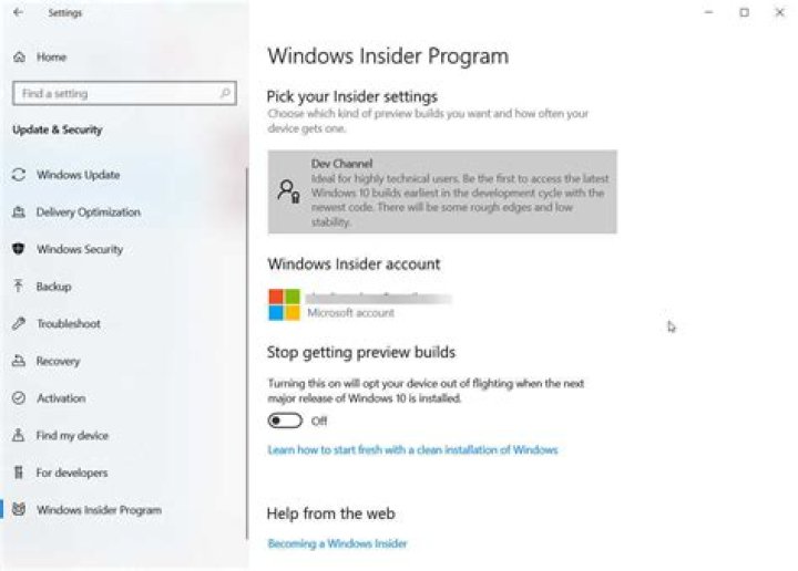 Windows 10 earliest code testers move to Dev Channel