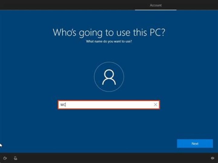 windows 10 local account