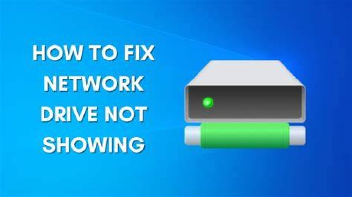 Windows 10 network drive error