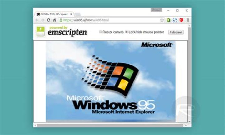 windows 95 in your browser