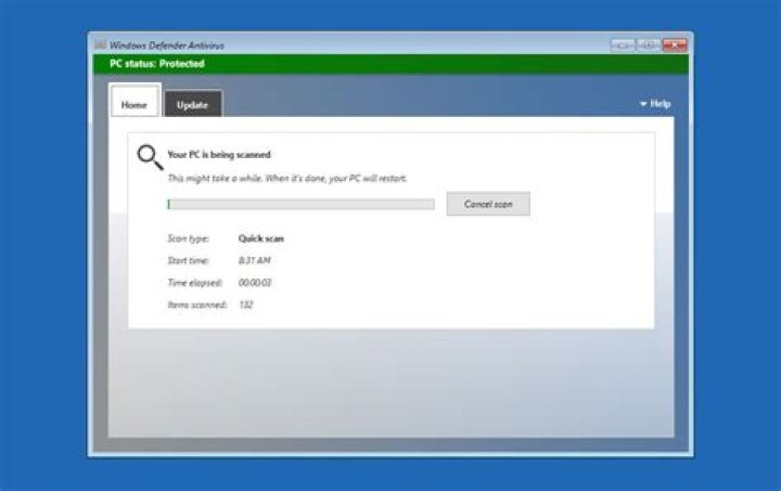 Windows Defender Offline Scan