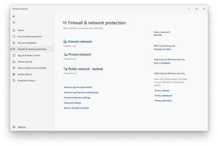 windows firewall