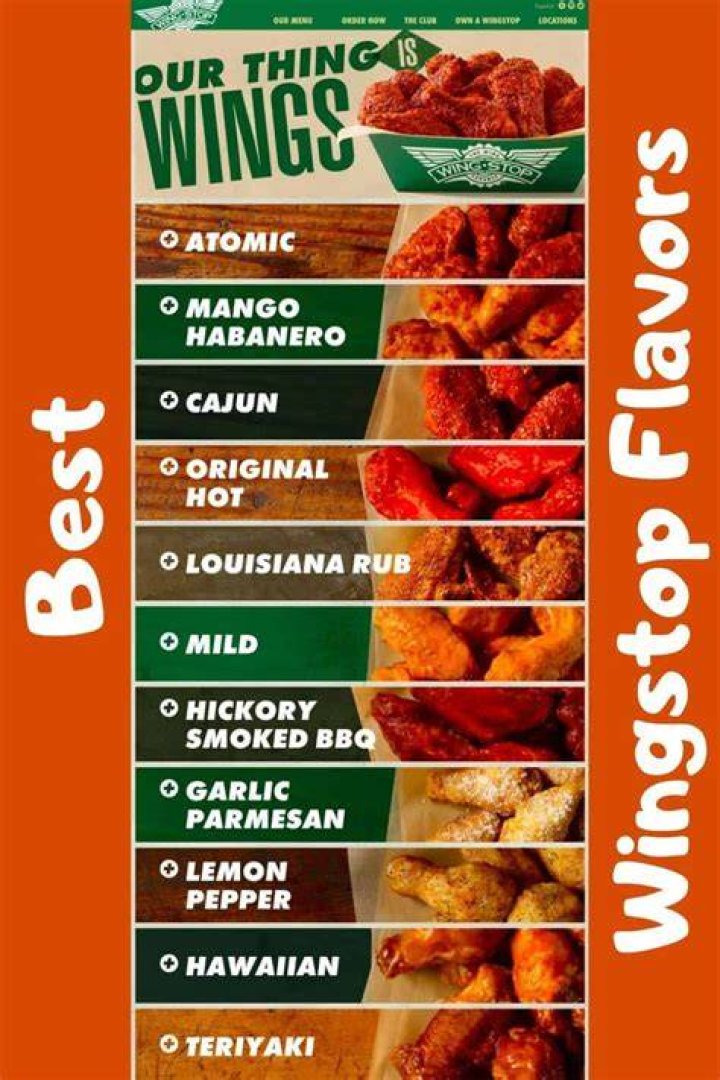 wingstop flavors wingstop flavors