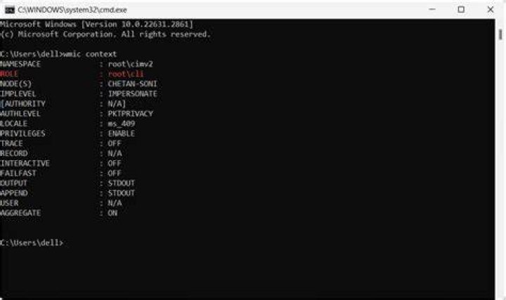 wmic command