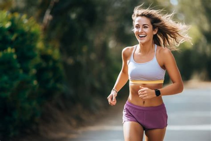 woman running