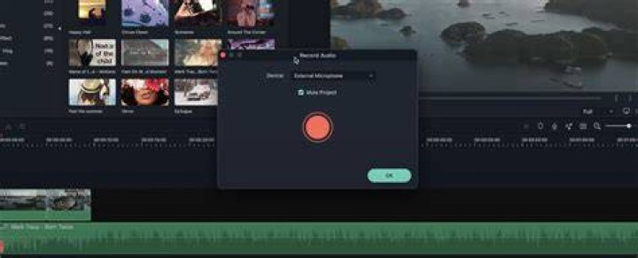 Wondershare Filmora voice over