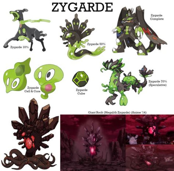 Zygarde Complete Forme and Bonnie in the fourth variant
